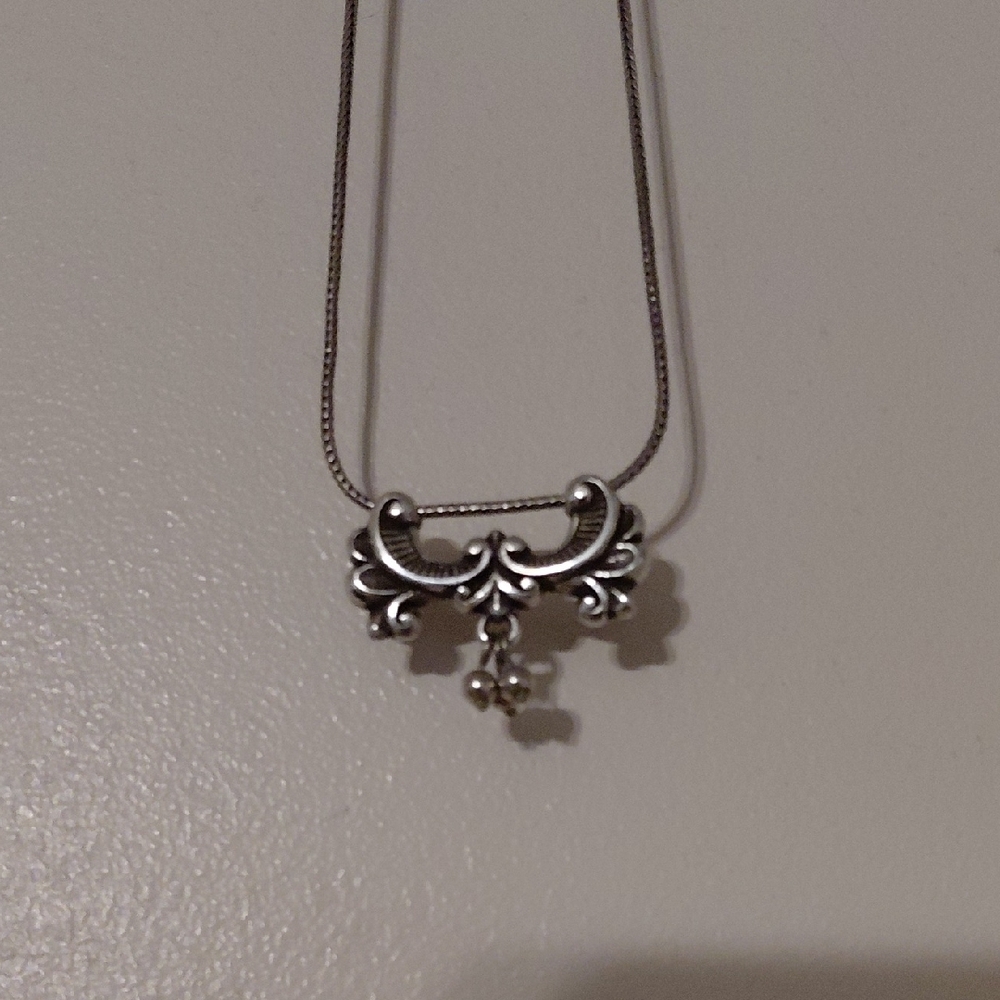 Brighton Silver Scroll Necklace
